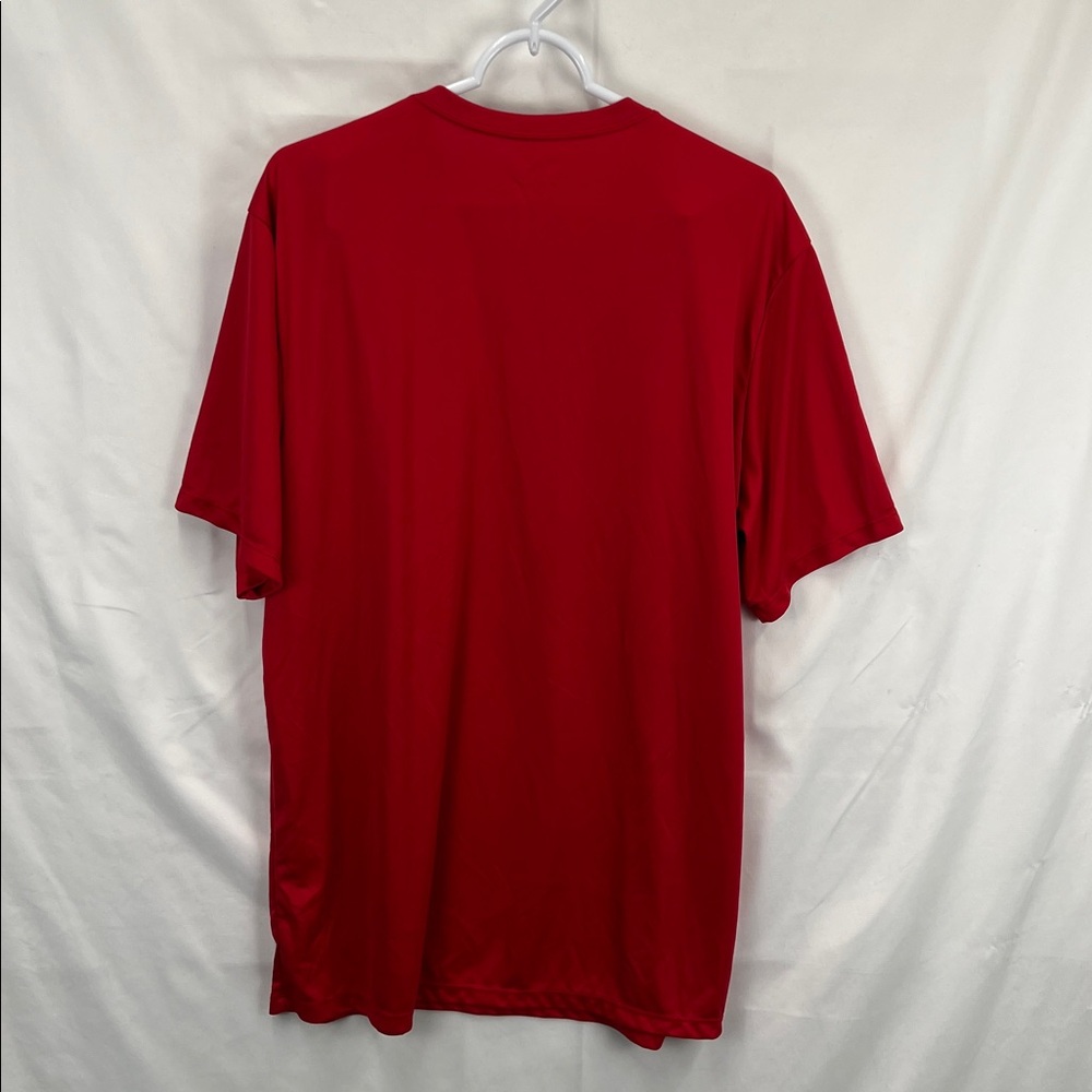 Hanes - Cool Dry - Men’s Quick drying Tee Shirts - 2 Pack - Red and Gray - XL - Picture 6 of 8